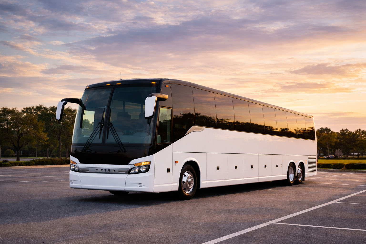 Philadelphia coach bus exterior