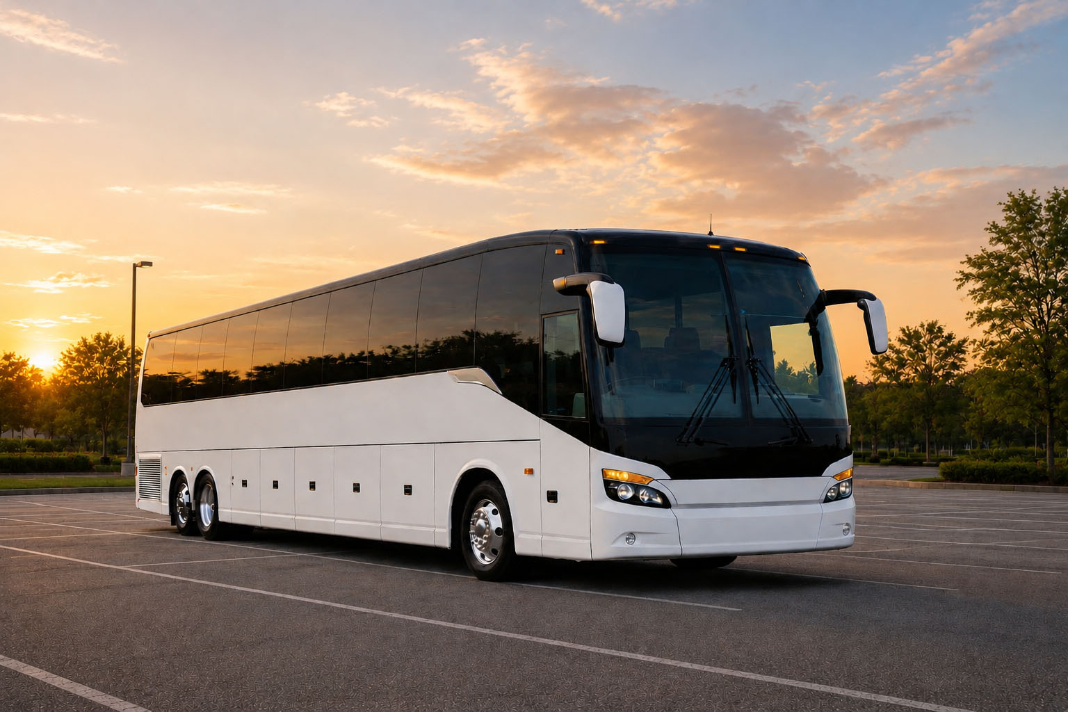 Philadelphia coach bus exterior